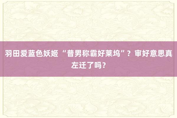 羽田爱蓝色妖姬 “普男称霸好莱坞”？审好意思真左迁了吗？