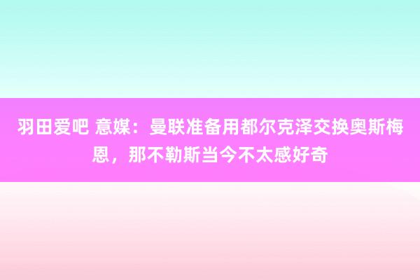 羽田爱吧 意媒：曼联准备用都尔克泽交换奥斯梅恩，那不勒斯当今不太感好奇