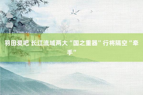 羽田爱吧 长江流域两大“国之重器”行将隔空“牵手”