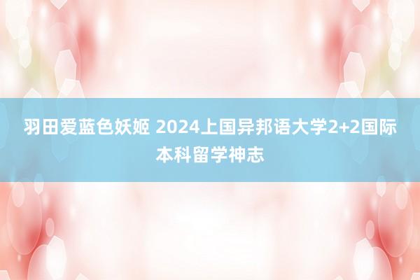 羽田爱蓝色妖姬 2024上国异邦语大学2+2国际本科留学神志