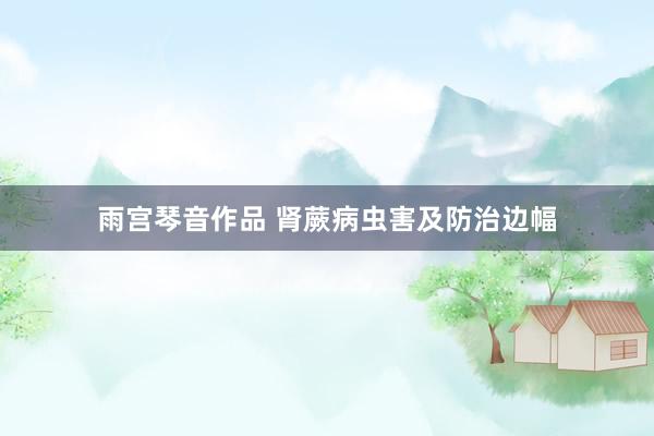 雨宫琴音作品 肾蕨病虫害及防治边幅