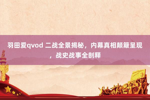 羽田爱qvod 二战全景揭秘，内幕真相颠簸呈现，战史战事全剖释