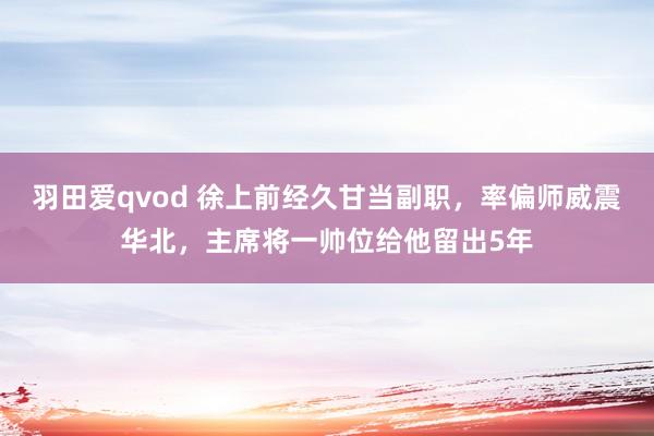 羽田爱qvod 徐上前经久甘当副职，率偏师威震华北，主席将一帅位给他留出5年