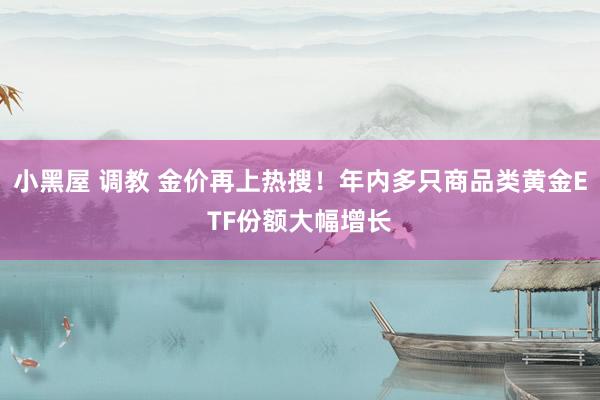 小黑屋 调教 金价再上热搜！年内多只商品类黄金ETF份额大幅增长