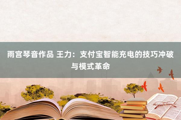 雨宫琴音作品 王力：支付宝智能充电的技巧冲破与模式革命