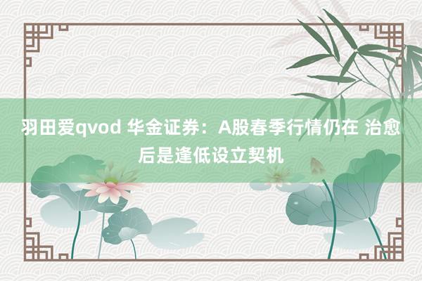 羽田爱qvod 华金证券：A股春季行情仍在 治愈后是逢低设立契机