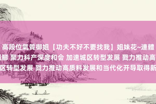 高段位氣質御姐【功夫不好不要找我】姐妹花~連體絲襪~大奶晃動~絲襪騷腳 聚力科产深度和会 加速城区转型发展 戮力推动高质料发展和当代化开导取得新冲破