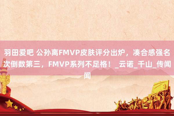 羽田爱吧 公孙离FMVP皮肤评分出炉，凑合感强名次倒数第三，FMVP系列不足格！_云诺_千山_传闻