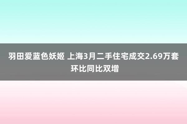 羽田爱蓝色妖姬 上海3月二手住宅成交2.69万套 环比同比双增