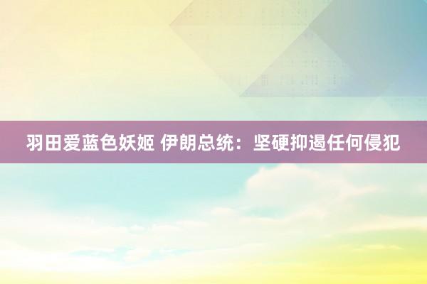 羽田爱蓝色妖姬 伊朗总统：坚硬抑遏任何侵犯