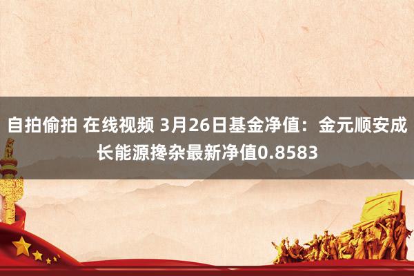 自拍偷拍 在线视频 3月26日基金净值：金元顺安成长能源搀杂最新净值0.8583