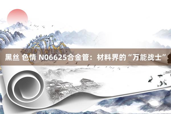 黑丝 色情 N06625合金管：材料界的“万能战士”