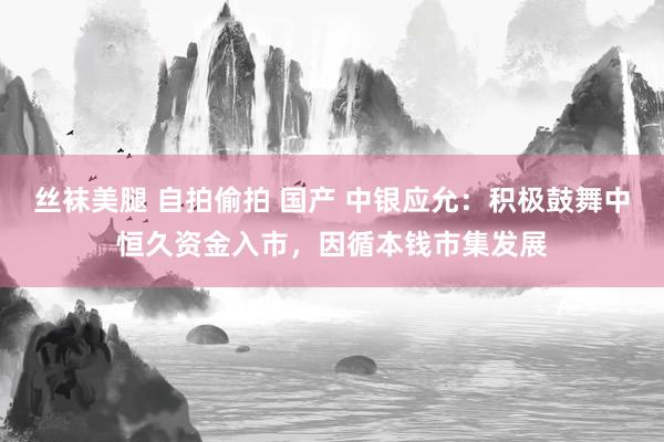 丝袜美腿 自拍偷拍 国产 中银应允：积极鼓舞中恒久资金入市，因循本钱市集发展
