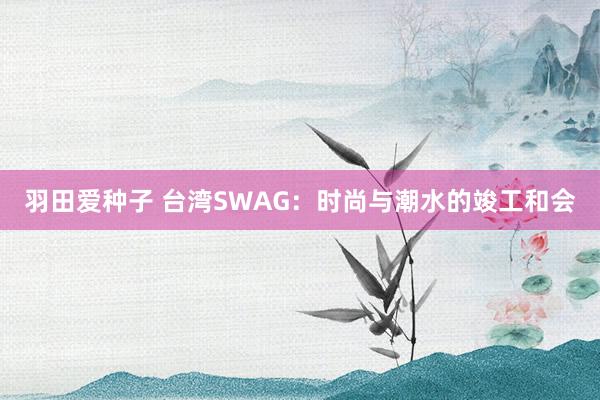 羽田爱种子 台湾SWAG：时尚与潮水的竣工和会
